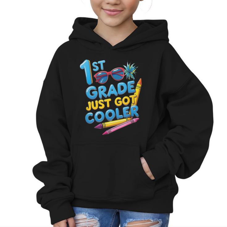First Day Of First Grade Shirt Boys Girls Back To School Graphic Kid Hoodie