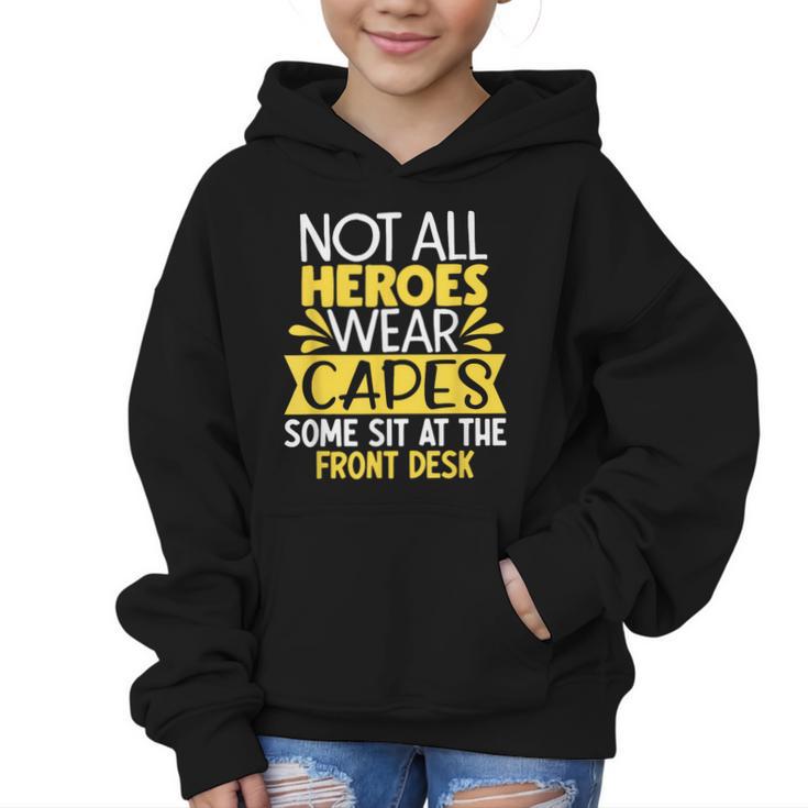 Front Office Desk Administrator Back To School Reception Graphic Kid Hoodie