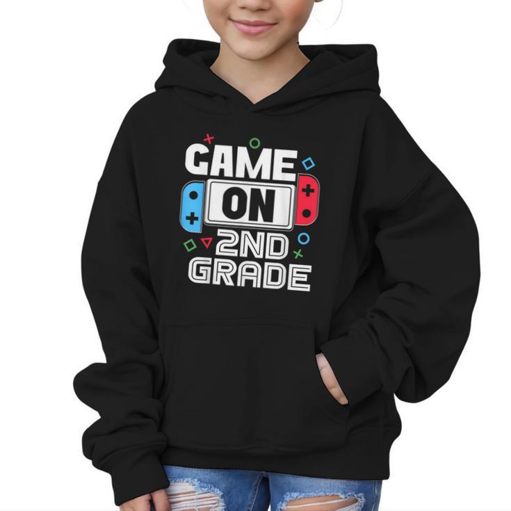 Gamer Back To School Game 2nd Grade Kids Boys Graphic Kid Hoodie