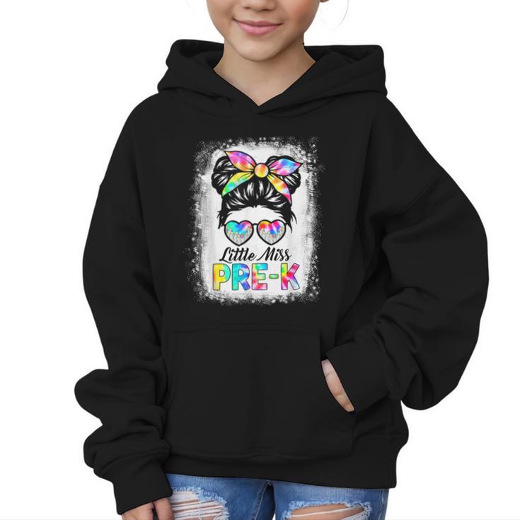 Girls PRE-K Preschool Back To School Cute Little Miss Pre-k Graphic Kid Hoodie