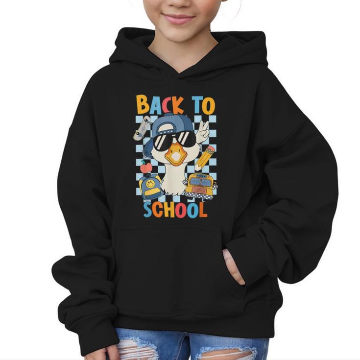 Happy First Day Of School Back To School Goose Boys Kids Graphic Kid Hoodie