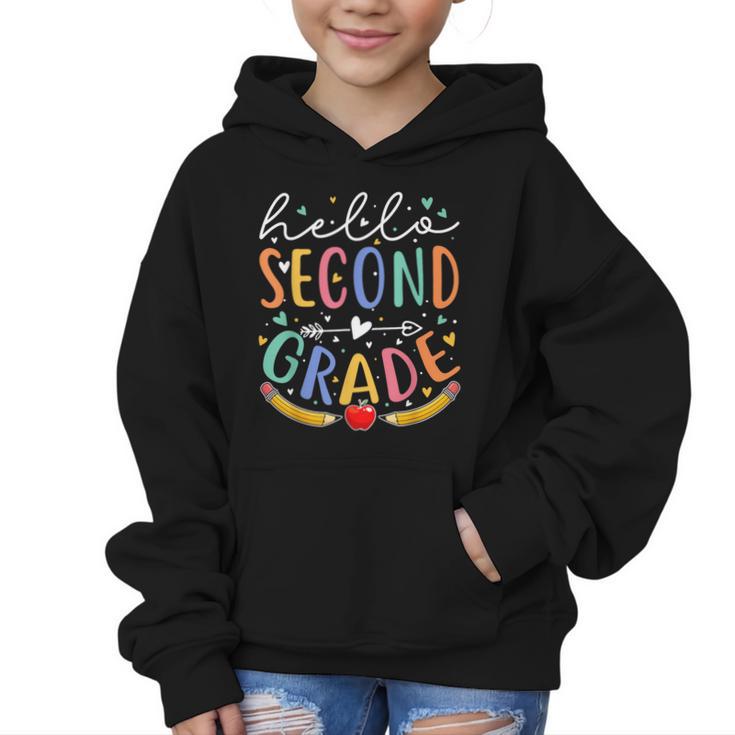Hello 2nd Grade Tshirt Second Grade Back To School Graphic Kid Hoodie