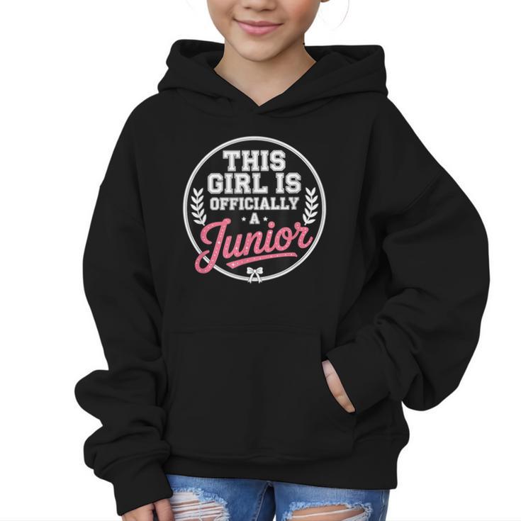 Highschool Girls Back To School 2025 First Day A Junior Graphic Kid Hoodie