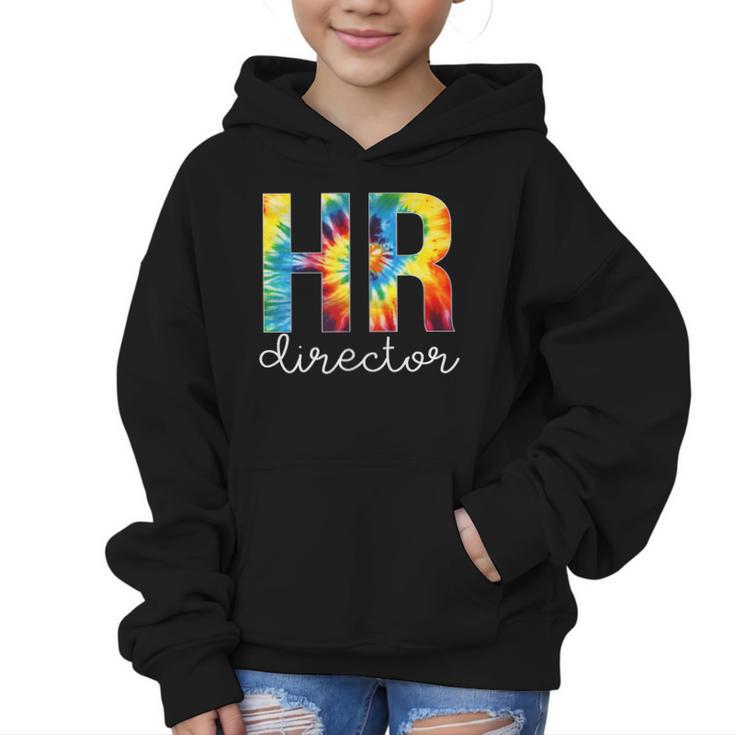 HR Director For Work Tie Dye Back To School Appreciation Day Graphic Kid Hoodie