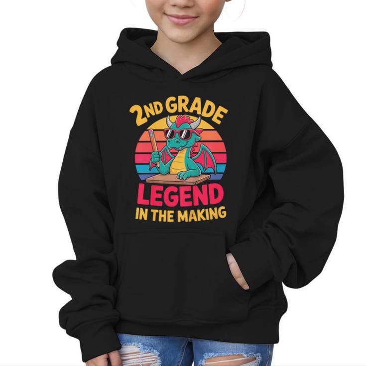 Kids 2nd Grade Dragon Boys Girls Back To School Graphic Kid Hoodie