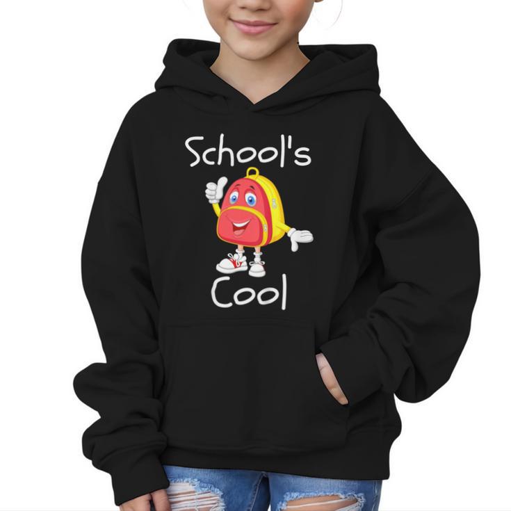Kids School's Cool Saying Back To School For Kids Graphic Kid Hoodie