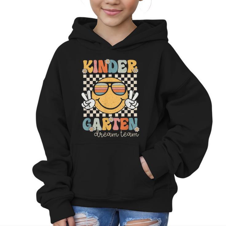KinderGarten Dream Team Smile Retro Back To School Kinder Graphic Kid Hoodie