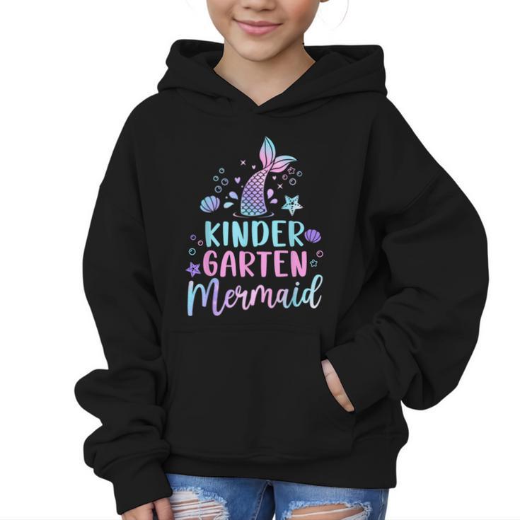 Kindergarten Mermaid Back To School Girls First Day Kinder Graphic Kid Hoodie