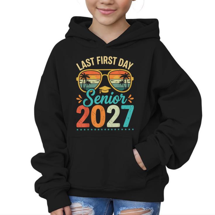 Last First Day Senior 2027 Back To School Students Tee Graphic Kid Hoodie