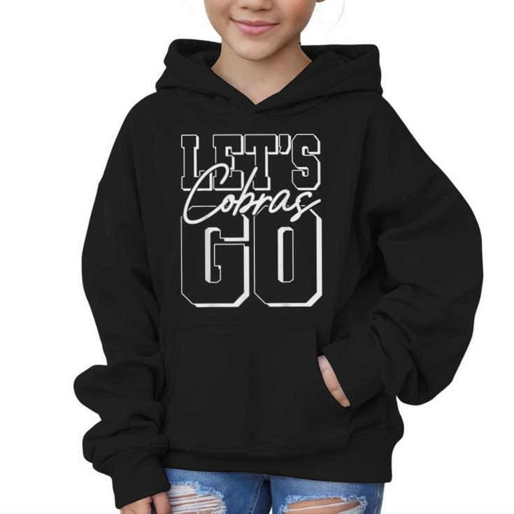 Let's Go Cobras Back To School Spirit Graphic Kid Hoodie
