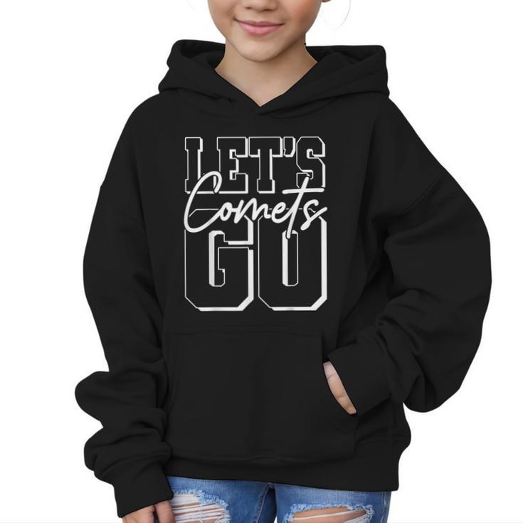 Let's Go Comets Back To School Spirit Graphic Kid Hoodie