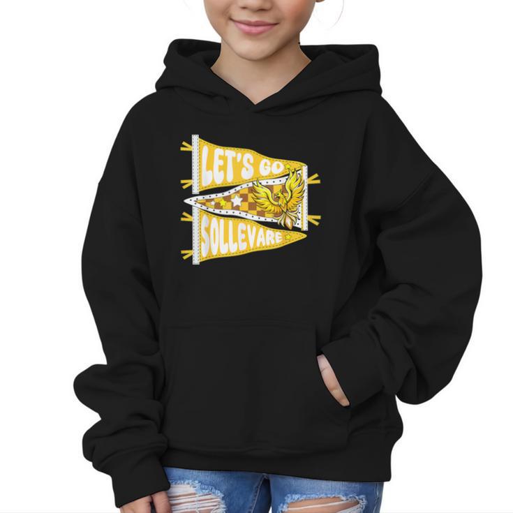 Let's Go Sollevare Uplift Back To School Spirit Graphic Kid Hoodie