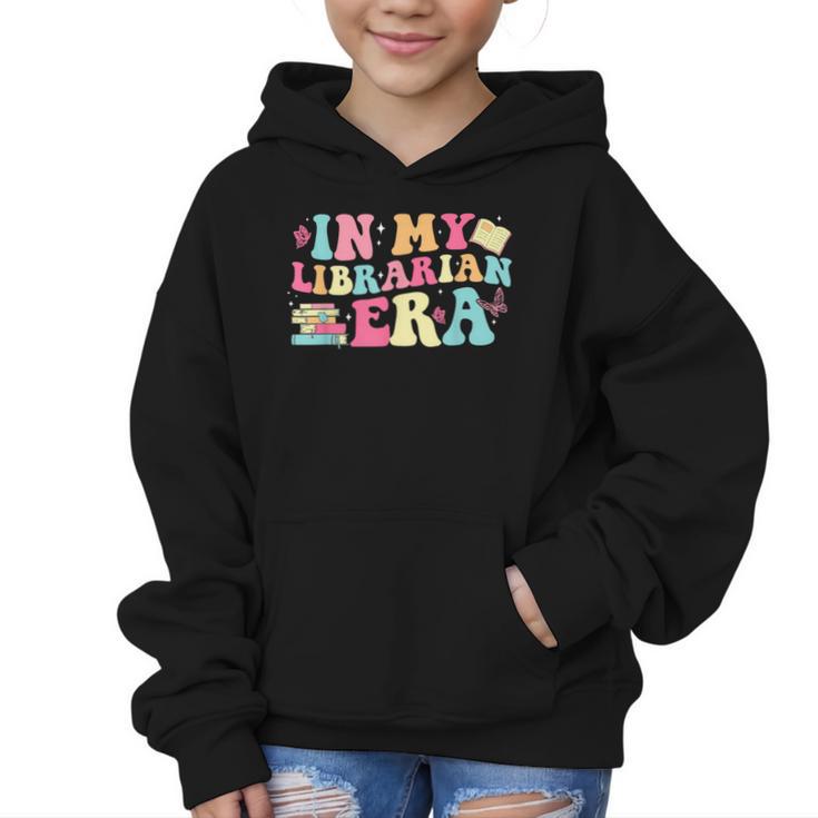 In My Librarian Era Last Day Of School Back To School Graphic Kid Hoodie