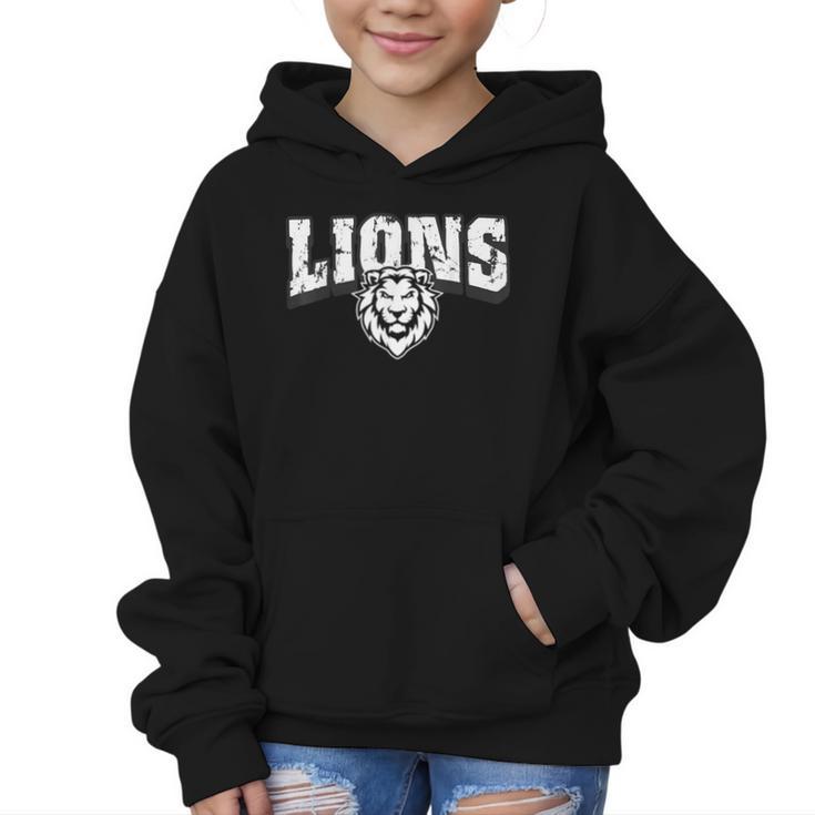 Lions Back To School Spirit Graphic Kid Hoodie Lions Back To School Spirit Graphic Kid Hoodie