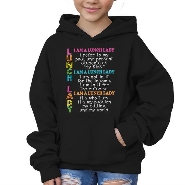 Lunch Hero Squad Lunch Ladies Cafeteria Crew Back To School Graphic Kid Hoodie