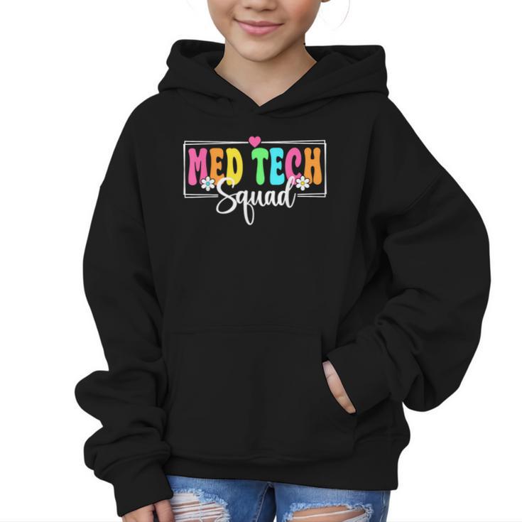 Med Tech Squad Back To School Med Technician Crew Graphic Kid Hoodie