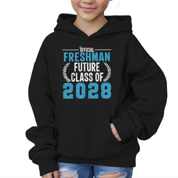 Official Freshman Future Class Of 2028 Back To School Graphic Kid Hoodie