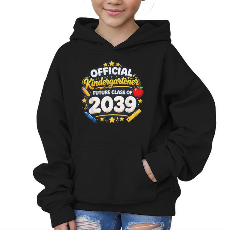Official Kindergartener Future Class Of 2039 Back To School Graphic Kid Hoodie