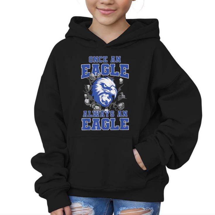 Once An Eagle Always An Eagle Back To School Spirit B Graphic Kid Hoodie