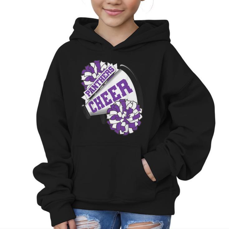Panthers Cheer Back To School Cheerleading Spirit P Graphic Kid Hoodie
