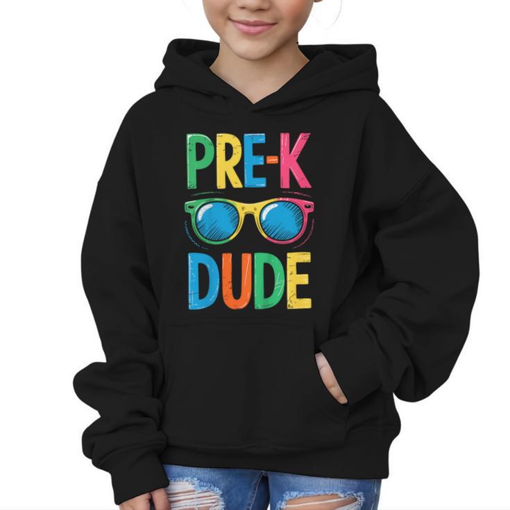Pre-K Dude Shirt Back To School First Day Of Preschool Boy Graphic Kid Hoodie