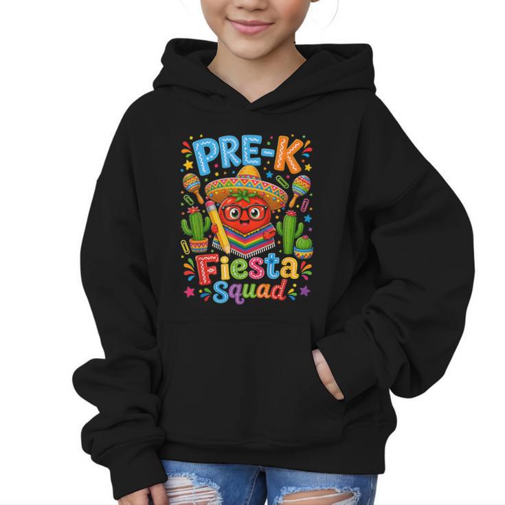 Pre-K Fiesta Squad Cute Tomato Back To School Party Graphic Kid Hoodie