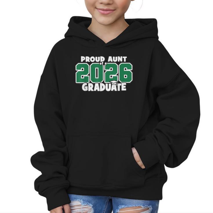 Proud Aunt Of 2026 Graduate Matching Back To School G Graphic Kid Hoodie