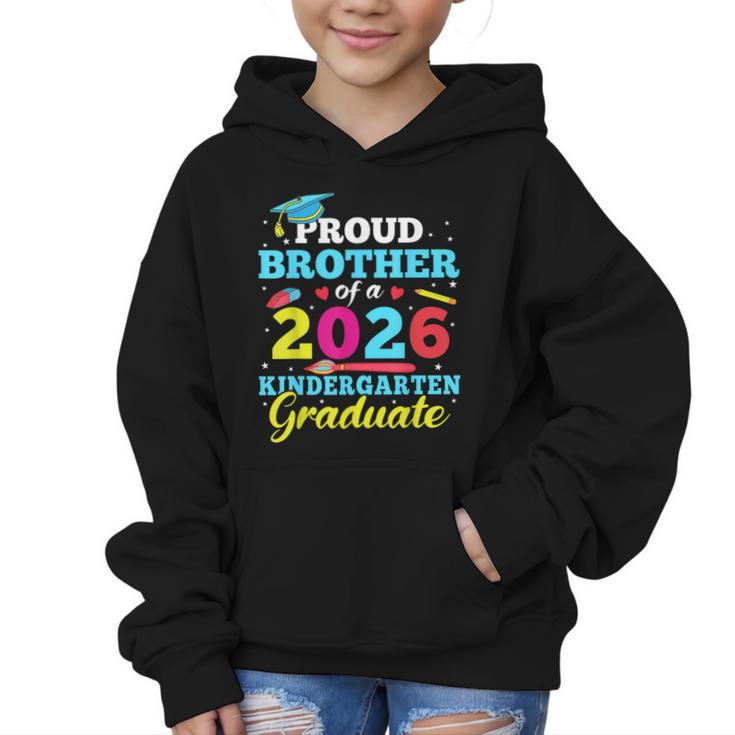 Proud Brother Of 2026 Kindergarten Graduate Back To School Graphic Kid Hoodie
