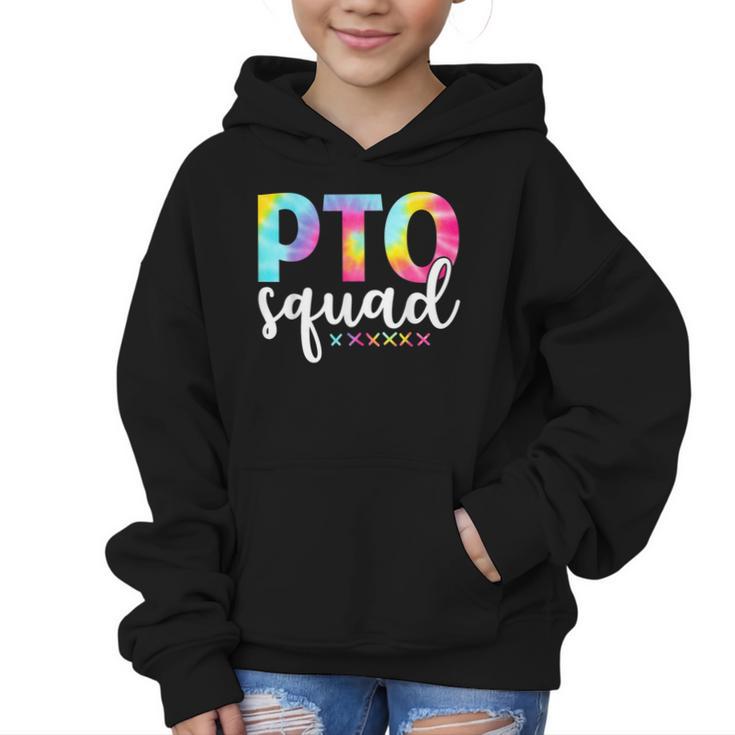 Pto Squad Groovy Back To School Women Appreciation Graphic Kid Hoodie