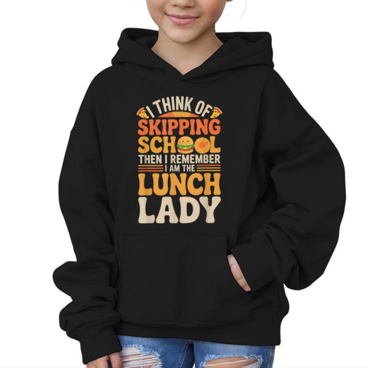 Remember I'm The Lunch Lady Back To School Cafeteria Worker Graphic Kid Hoodie