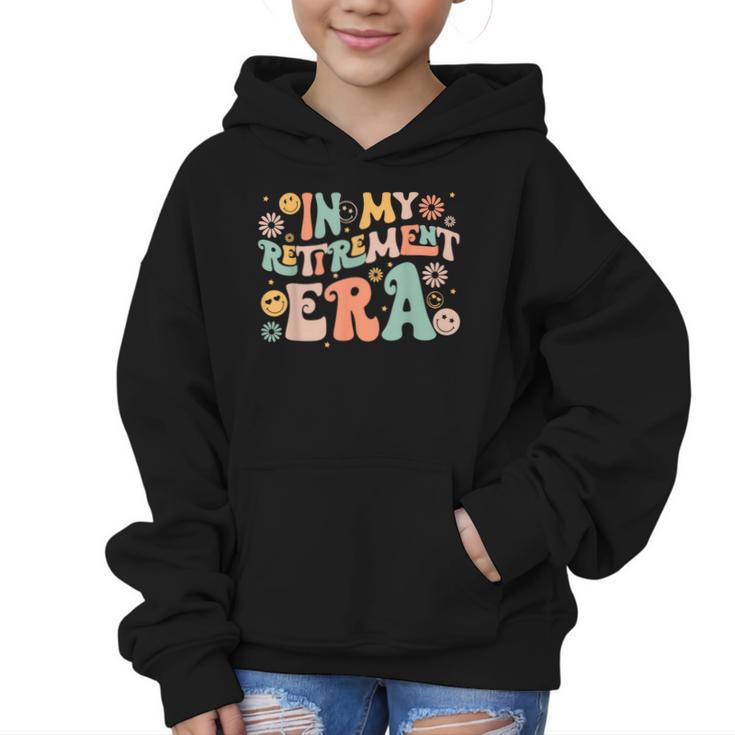 In My Retirememt Era Retro Back To School Graphic Kid Hoodie