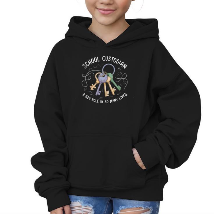 School Custodian Back To School Janitor Appreciation Men Graphic Kid Hoodie