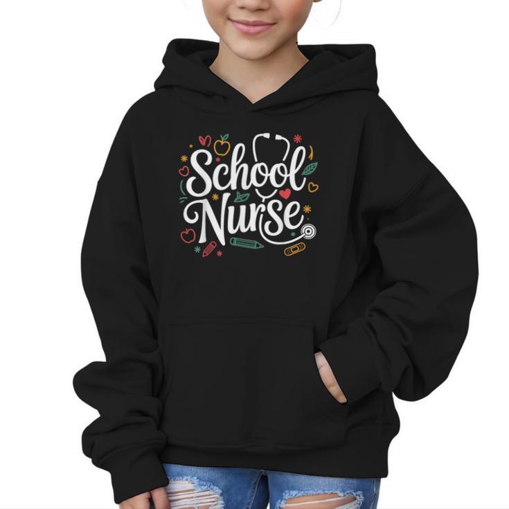School Nurse Back To School Nurse Life Graphic Kid Hoodie