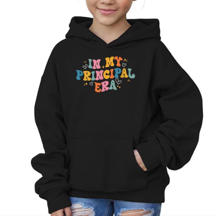 School Principal Back To School In My Principal Era Graphic Kid Hoodie