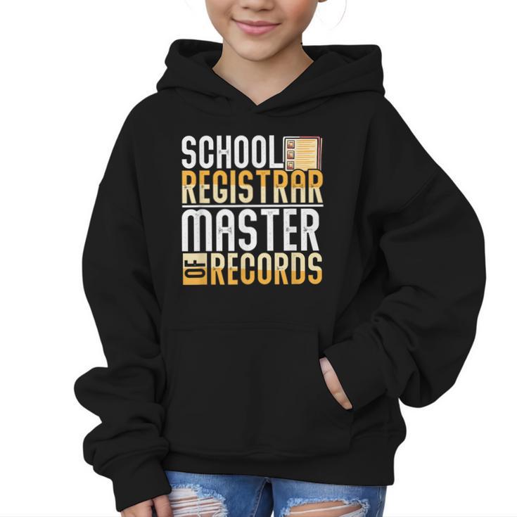 School Registrar Appreciation Back To School Registrar Graphic Kid Hoodie