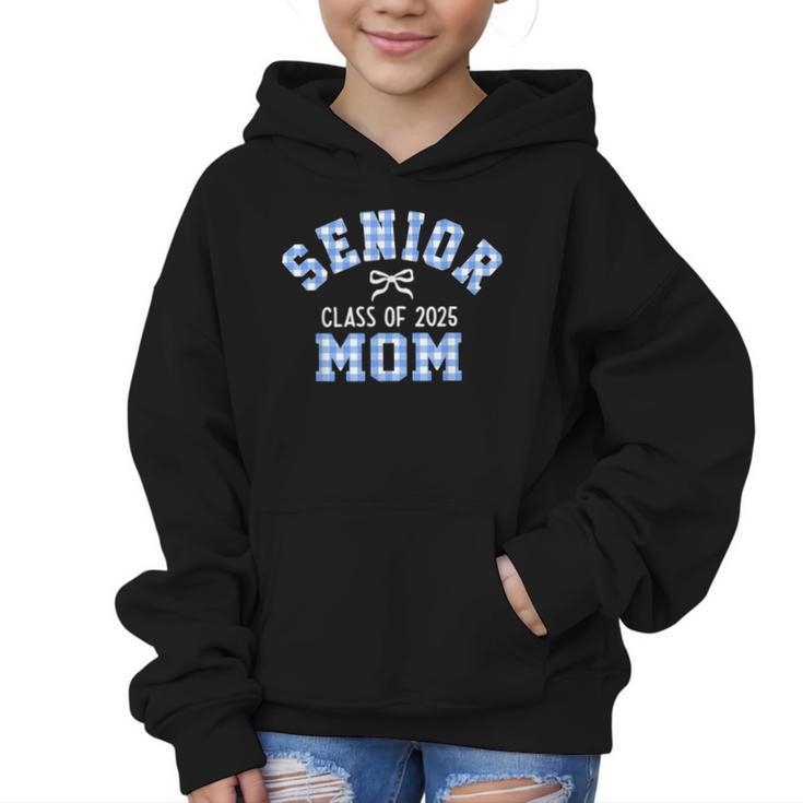 Senior 2025 Class Of 2025 Senior Mom Bow Back To School Graphic Kid Hoodie
