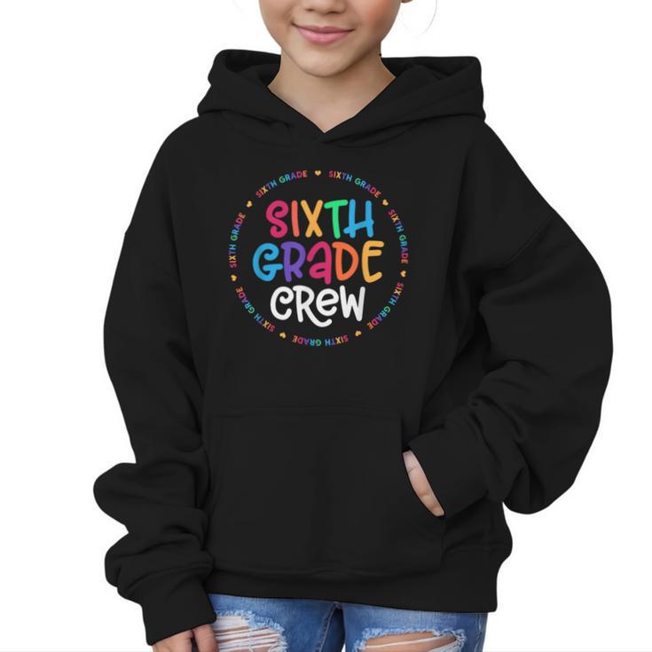 Sixth Grade Crew Back To School Matching Tee For 6th Grade Graphic Kid Hoodie