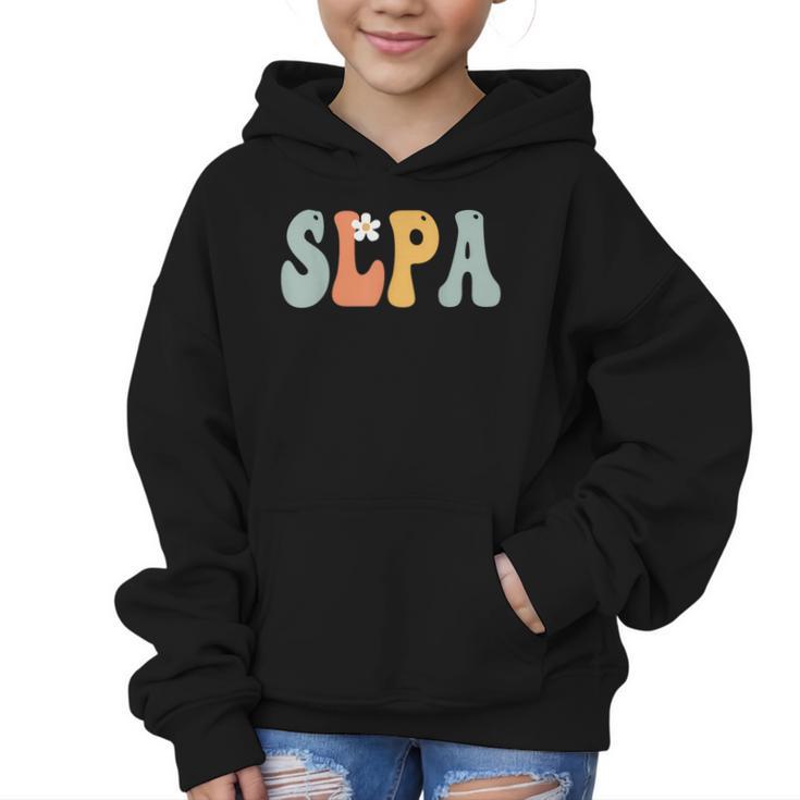 SLPA Groovy Women Appreciation Day Hello Back To School Graphic Kid Hoodie