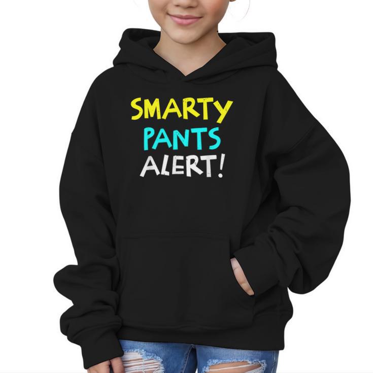 Smarty Pants Alert Nerd & Kids Back To School Graphic Kid Hoodie