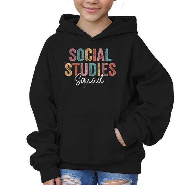 Social Studies Squad Back To School Appreciation Graphic Kid Hoodie