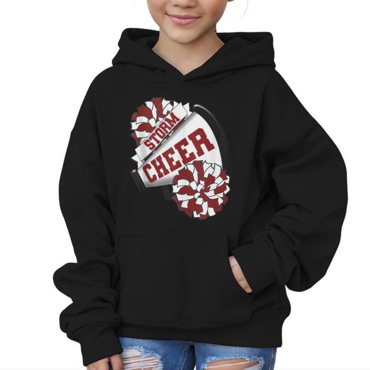 Storm Cheer Back To School Cheerleading Spirit M Graphic Kid Hoodie