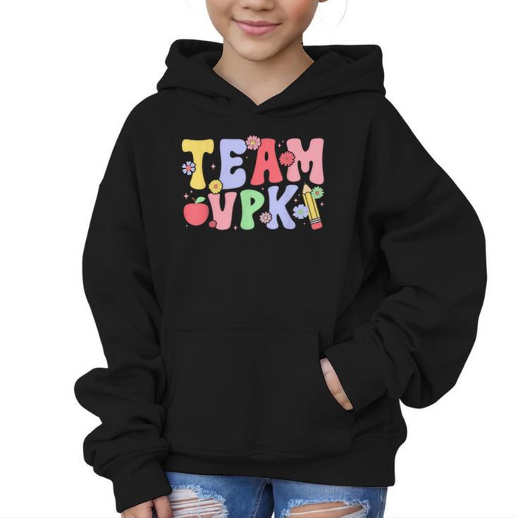 Team VPK First Day Of VPK Back To School VPK Graphic Kid Hoodie