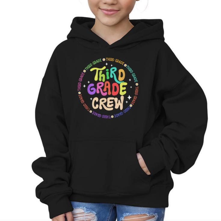 Third Grade Crew Back To School 3rd Grade Team Graphic Kid Hoodie