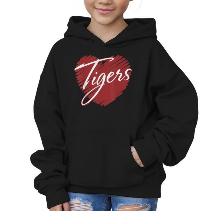 Tigers Heart Back To School Spirit M Graphic Kid Hoodie