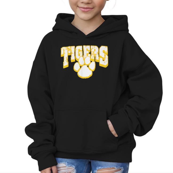 Tigers School Spirit Back To School Y Graphic Kid Hoodie