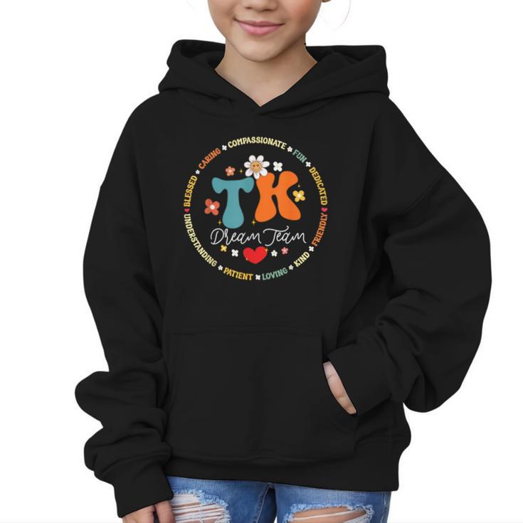 TK Dream Team Squad Transitional-Kindergarten Back To School Graphic Kid Hoodie