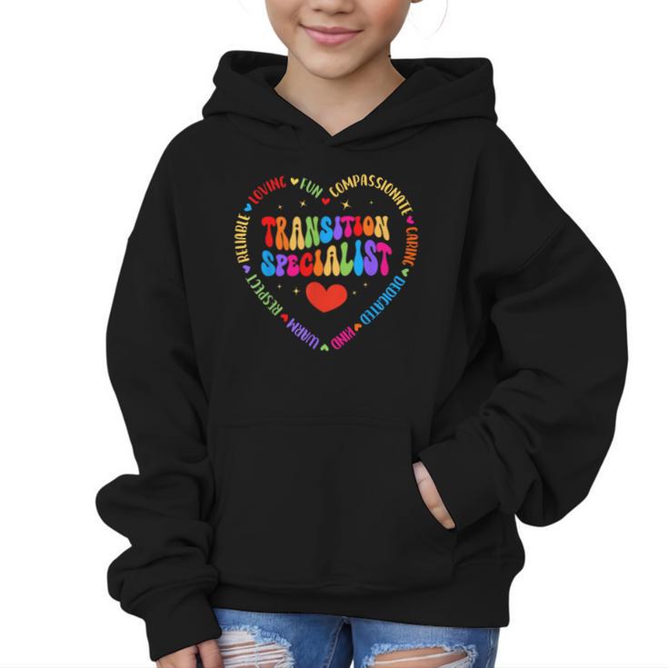 Transition Specialist Appreciation Week Back To School Graphic Kid Hoodie