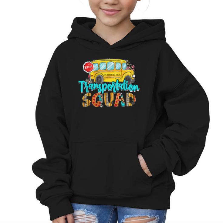 Transportation Squad Bus Driver Back To School Graphic Kid Hoodie
