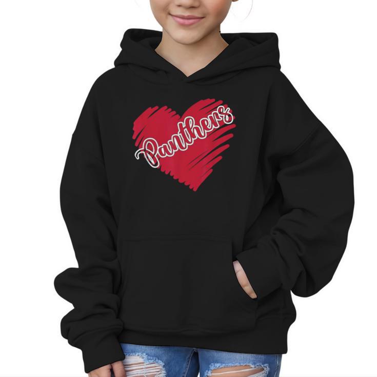 Vintage Panthers School Sports Name Spirit Go Back To School Graphic Kid Hoodie