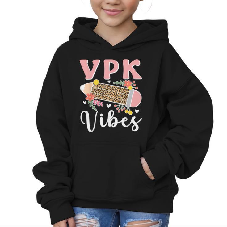 VPK Vibes First Day Of VPK Back To School Graphic Kid Hoodie